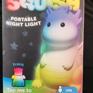 Globe Squish Dragon Frank Night Light Rechargeable